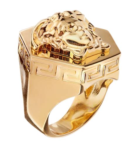 versace mens ring